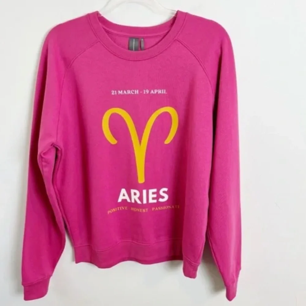 Anthropologie The Zodiac Aries Sweatshirt By Catherine O’Sullivan ,S,CB2420 - Picture 2 of 6